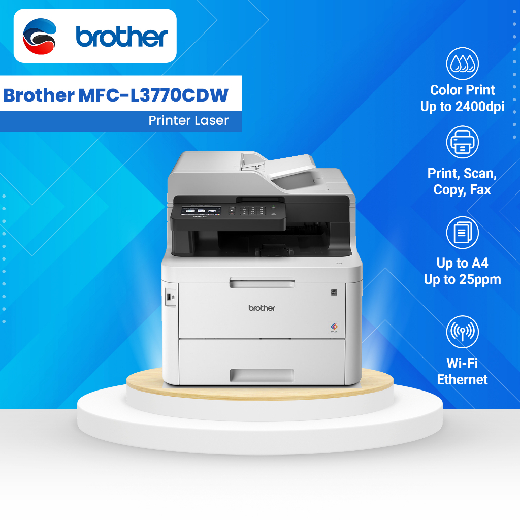 Jual BROTHER Printer Laser Color Warna Multifunction MFC L3770CDW L3770