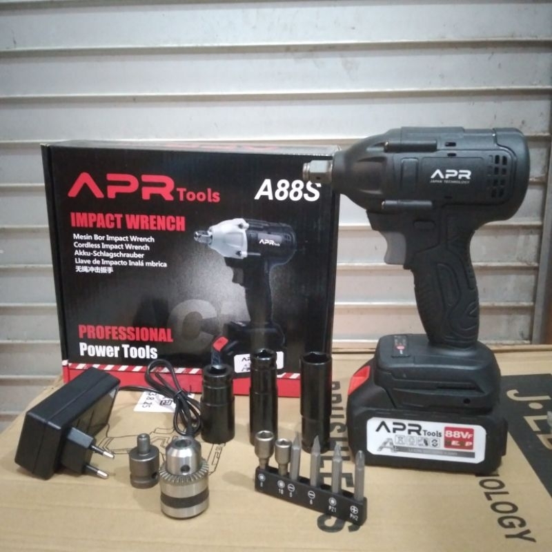 Jual Impact wrench APR A88S 88vf torsi 350nm setara JLD Xenon Hujia RYU