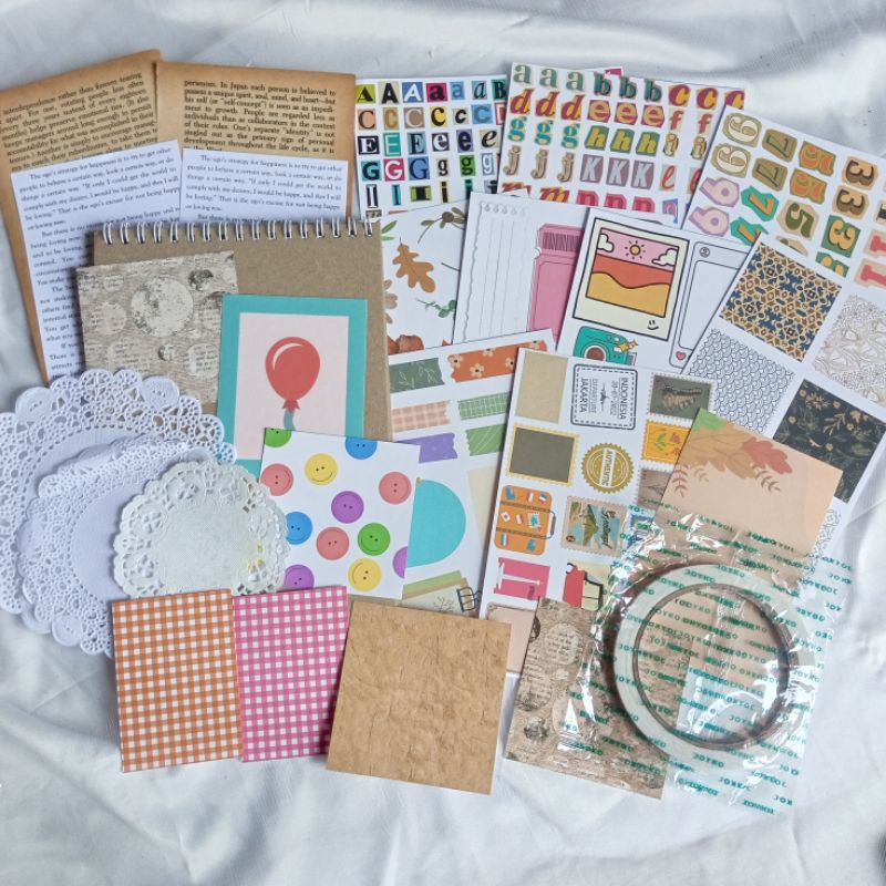 Jual [paww.craft] Scrapbook set A5 / Album foto / Buku gambar kerajinan ...