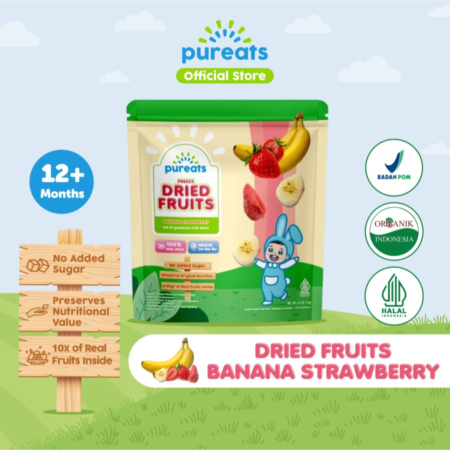 Jual PUREATS FREEZE DRIED FRUITS FOOD 15GR | Shopee Indonesia