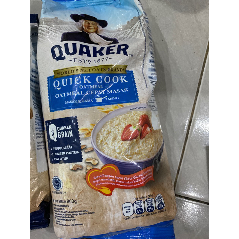 Jual QUAKER OAT 800 GR | Shopee Indonesia
