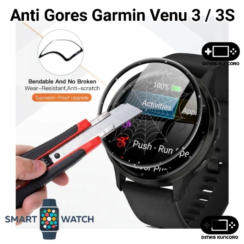 Jual Anti Gores Garmin Venu 3 / 3S antigores lcd screen protector 41mm ...
