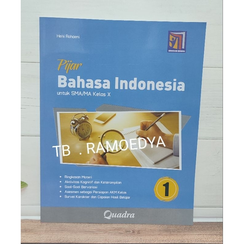 Jual Buku Pijar Bahasa Indonesia Sma Ma Kelas X Kurikulum Merdeka