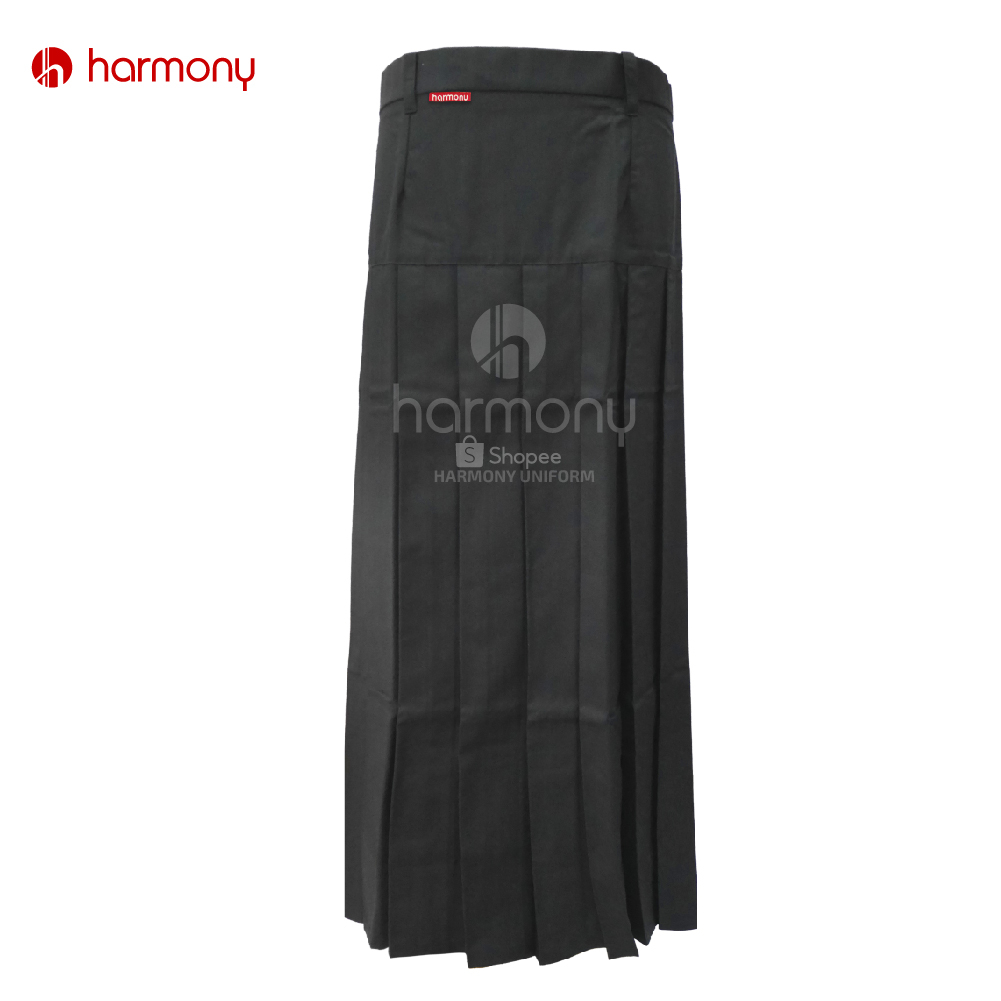 Jual Rok Rempel Panjang BP Hitam Pakaian Seragam Sekolah Magang Kerja ...