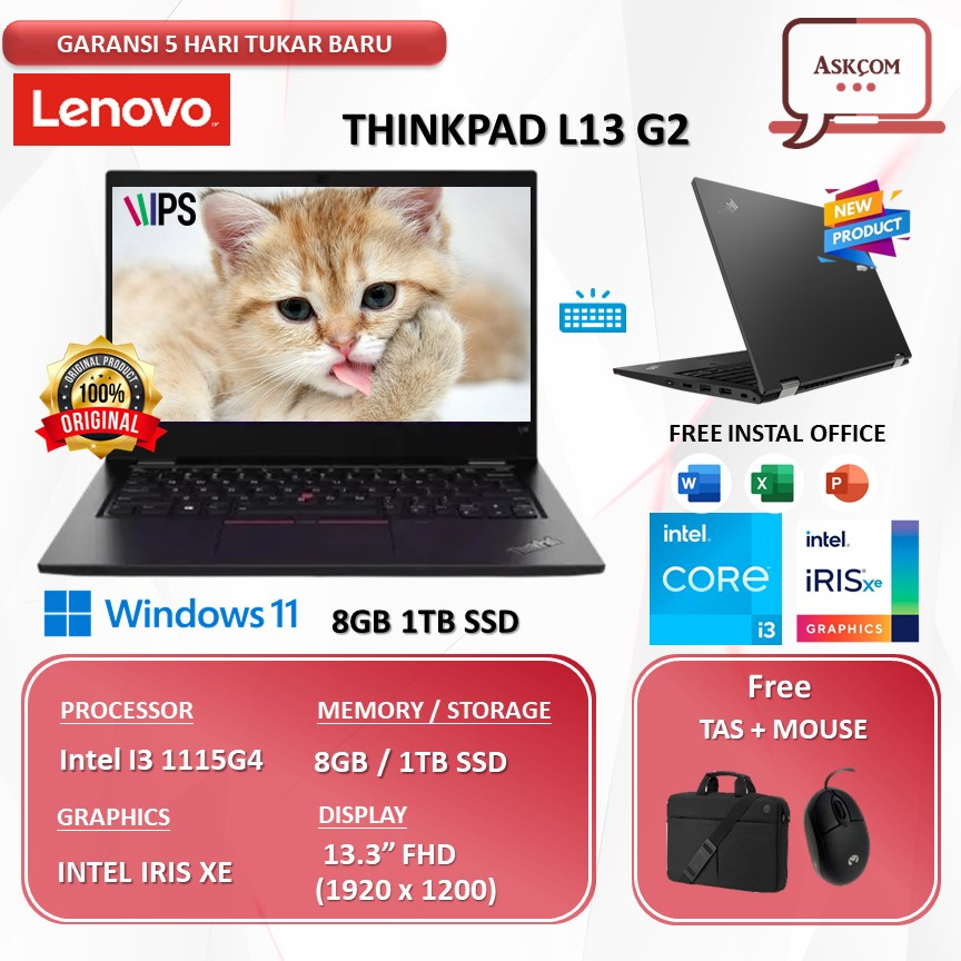 Jual lenovo thinkpad l13 yoga 20r5001wid Harga Terbaik & Termurah