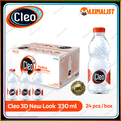 Jual Cleo Air Murni 330ml Isi 24 Botol Cleo Botol Air Mineral 330ml Khusus Gosend Grab 3566