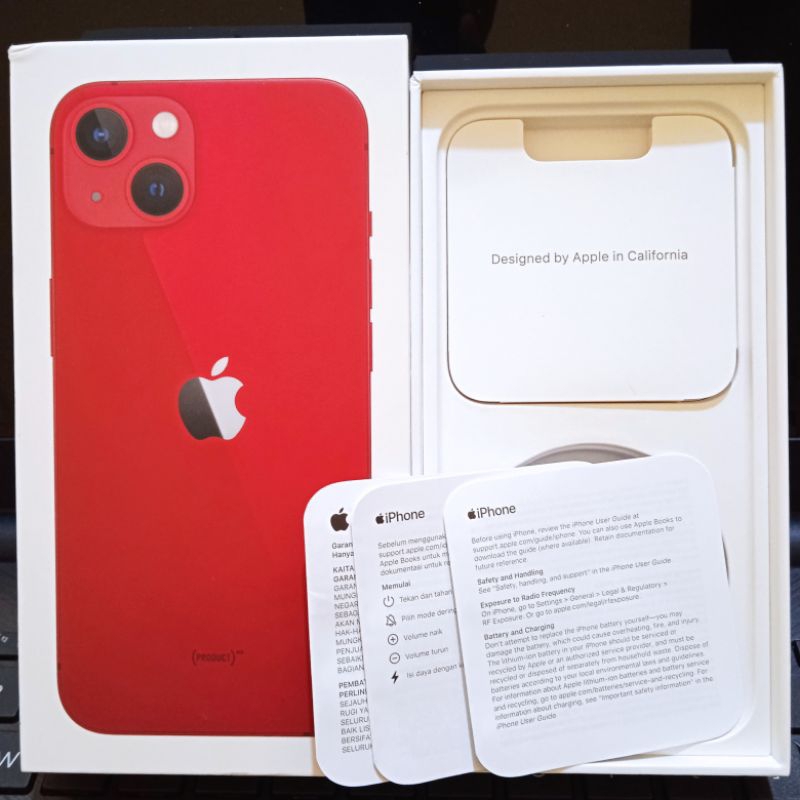 Jual Dus Box Bawaan iPhone 13 Red iBox Digimap Original | Shopee Indonesia