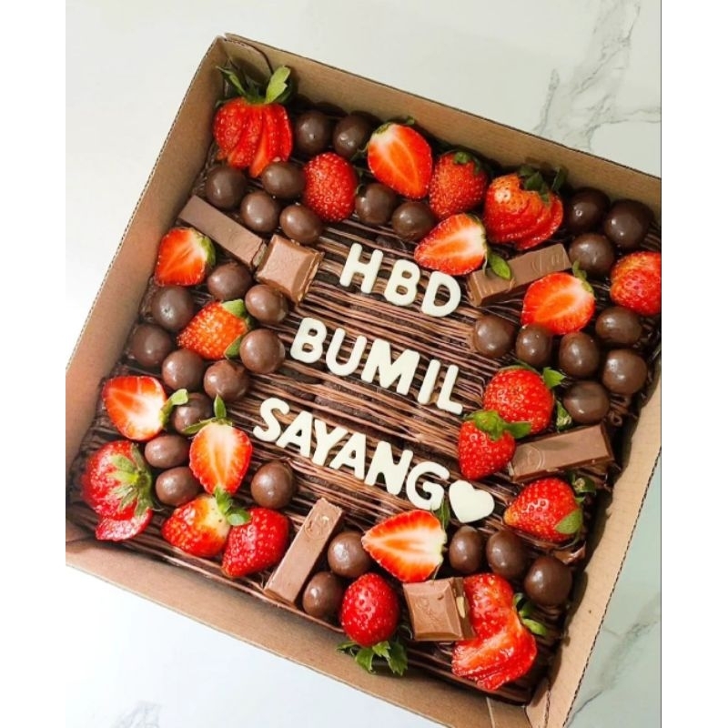 Jual Brownies birthday cake/brownies ultah/BACA DESKRIPSI Shopee