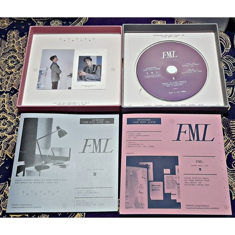 Jual OFFICIAL Album Only Seventeen FML | Shopee Indonesia