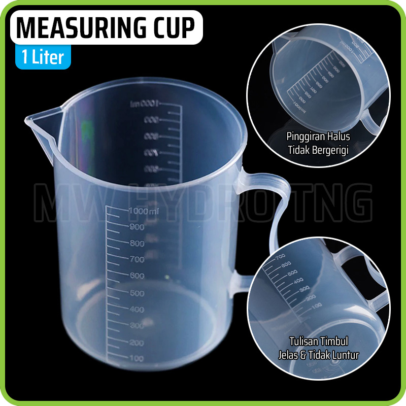 Jual Measuring Cup Gelas Ukur Gelas Takar 1000 Ml 1 Liter 1 Ltr Shopee Indonesia 7503