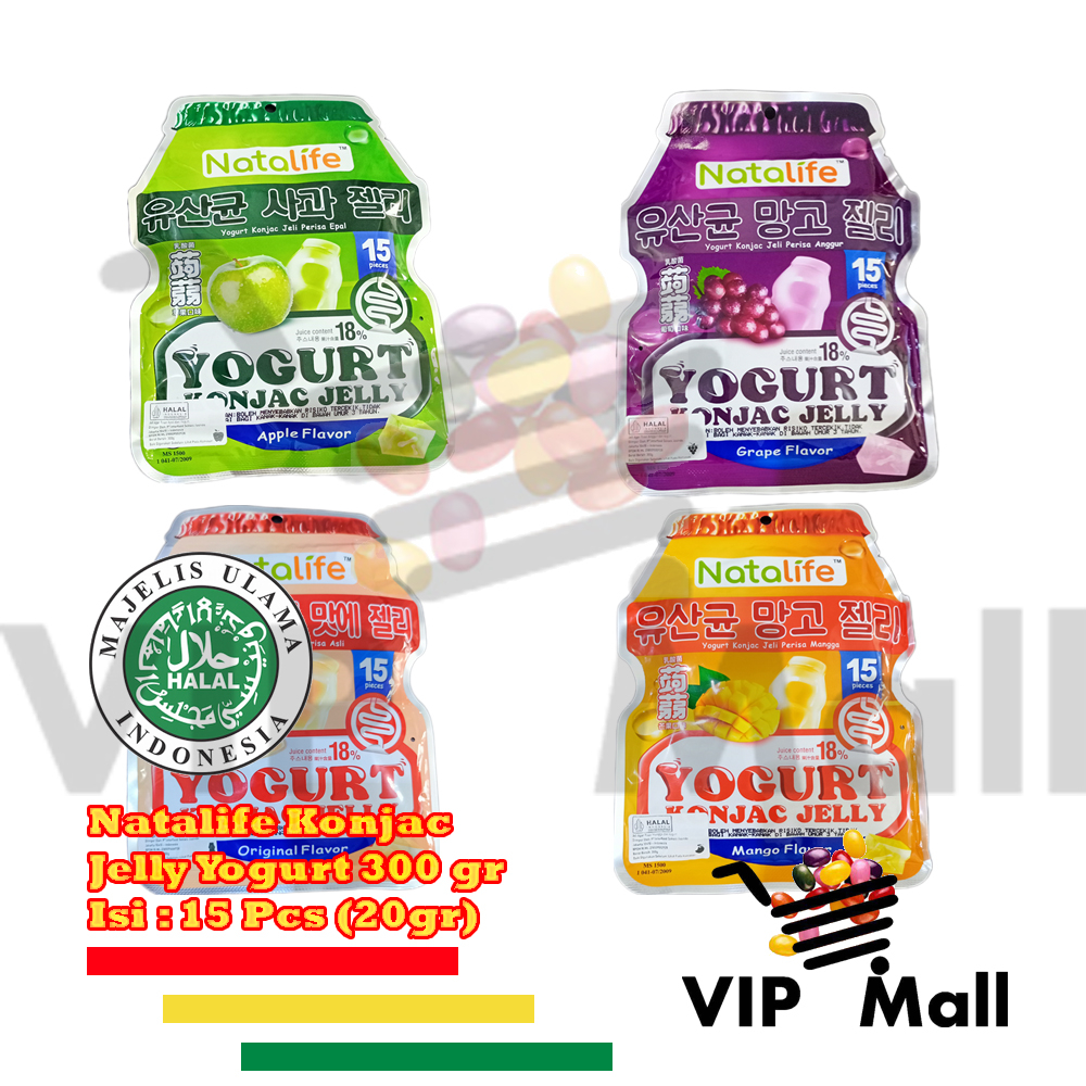 Jual NATALIFE KONJAC JELLY YOGURT 300g Shopee Indonesia