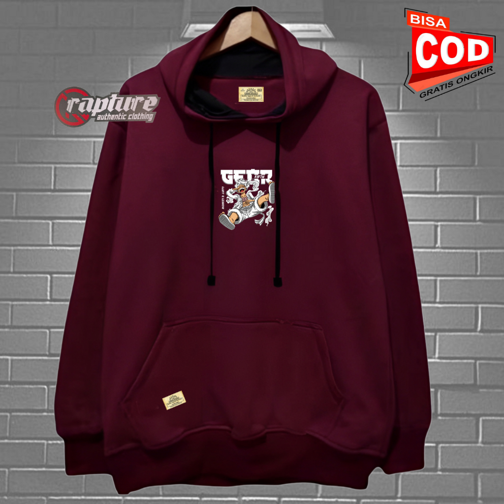Jual Sweater Cowok Keren Hoodie Cowok Overisze Bahan Fleece Tebal Ori