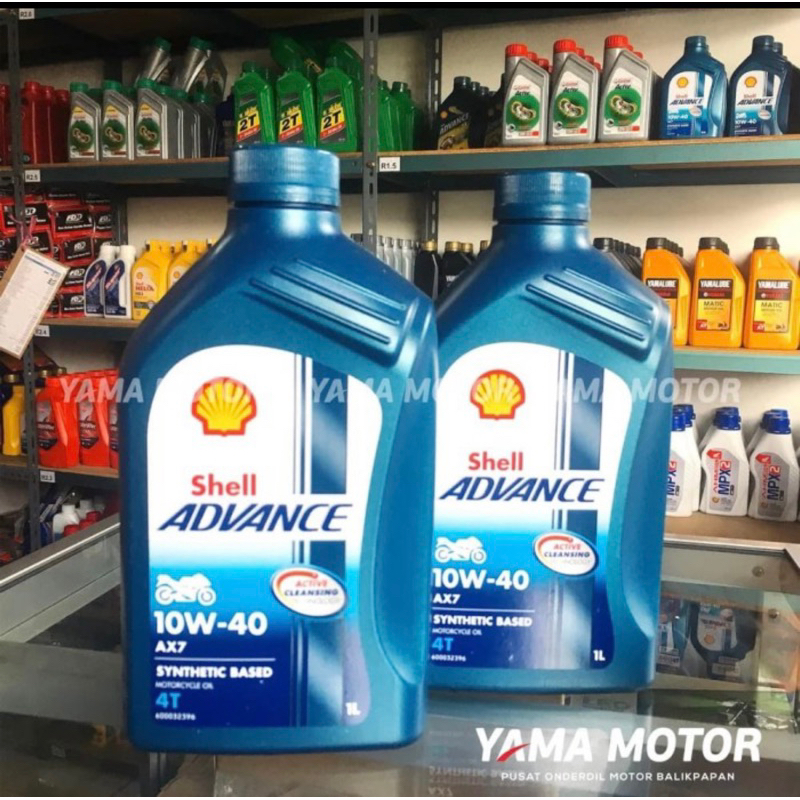 Jual Oli Mesin Shell Advance T Ax W Liter Shopee Indonesia