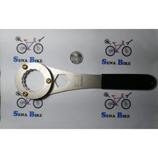 Bike Bottom Bracket Tool - 12 Notch 46mm Compatible With Shimano SRAM DUB Hollowtech II