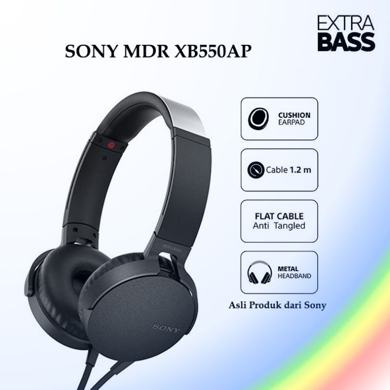 Jual Sony Mdr Xb550ap Headphone Extra Bass Shopee Indonesia 6101