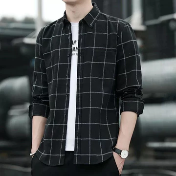 Kemeja Flanel Import Pria Wanita Lengan Panjang Unisex Kemeja Kotak Kualitas Premium