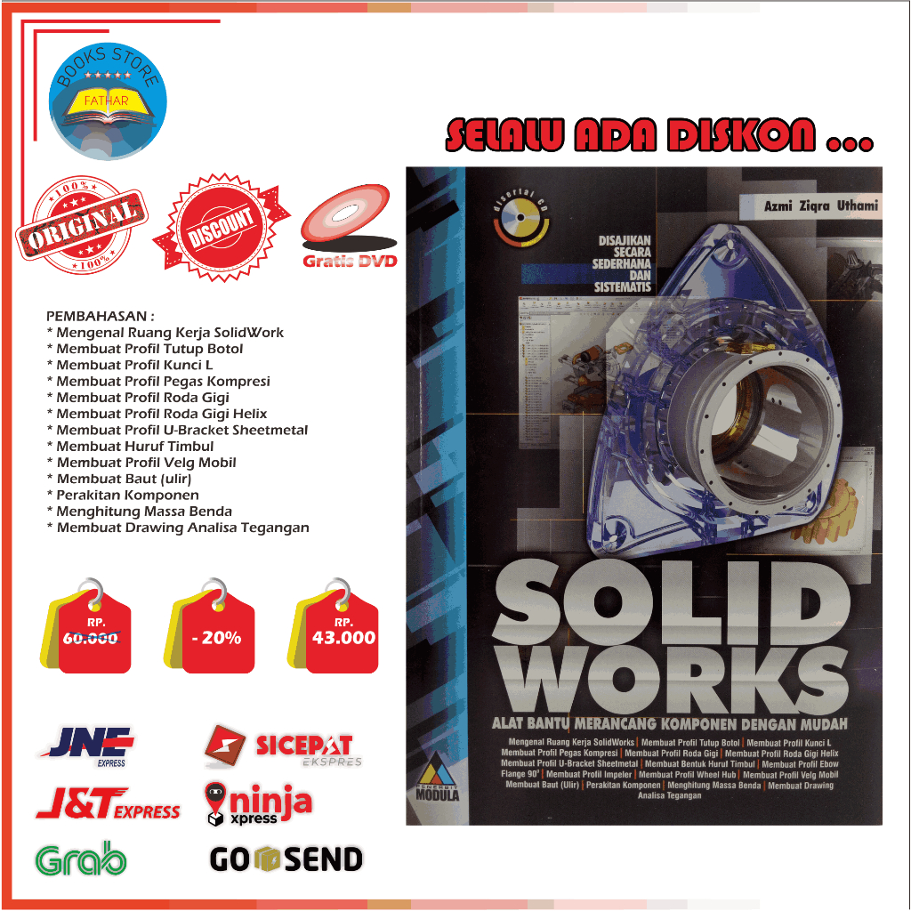 Jual Buku SolidWork Merancang Komponen Dengan Mudah | Shopee Indonesia