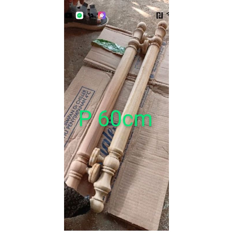 Jual Gagang Tarikan Handle Pintu Kayu Jati Shopee Indonesia