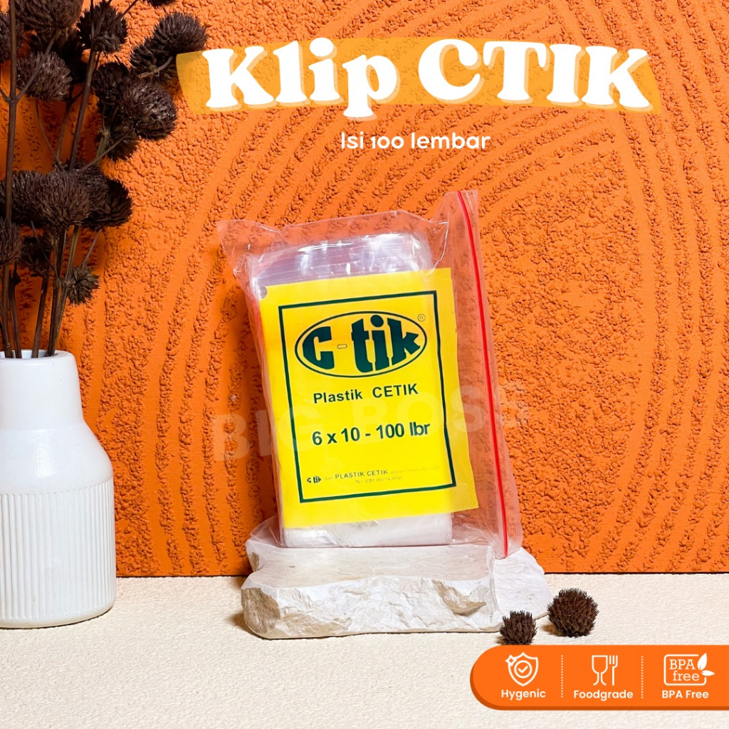 Jual Kantong Plastik Klip Ziplock Bening CTIK | Shopee Indonesia
