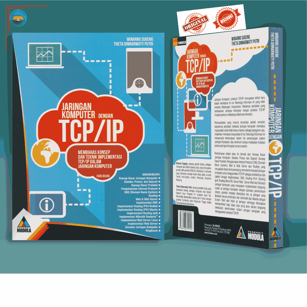 Jual Buku Jaringan Komputer Dengan TCP/IP Membahas Konsep Dan Teknik ...