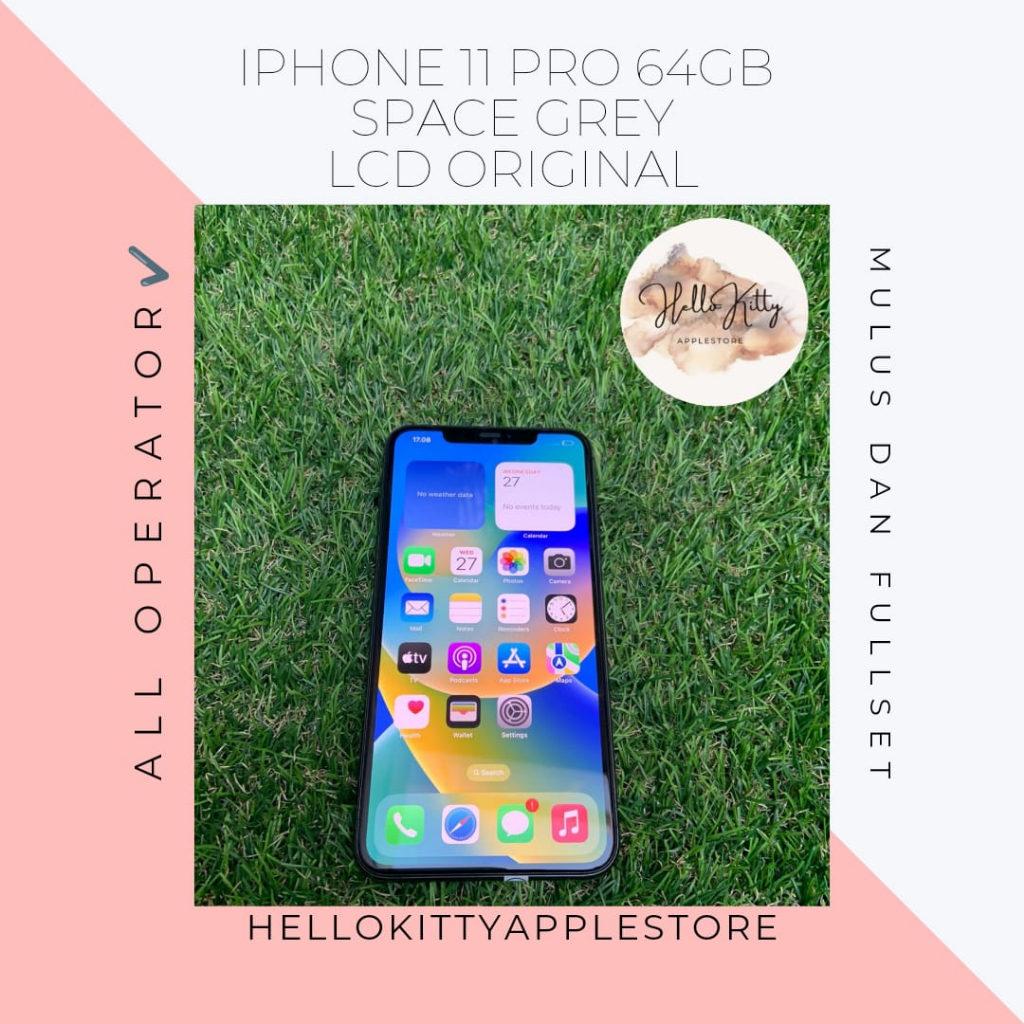 Jual IPhone 11 Pro 64gb Grey Lcd Original Mulus Original Bukan ...