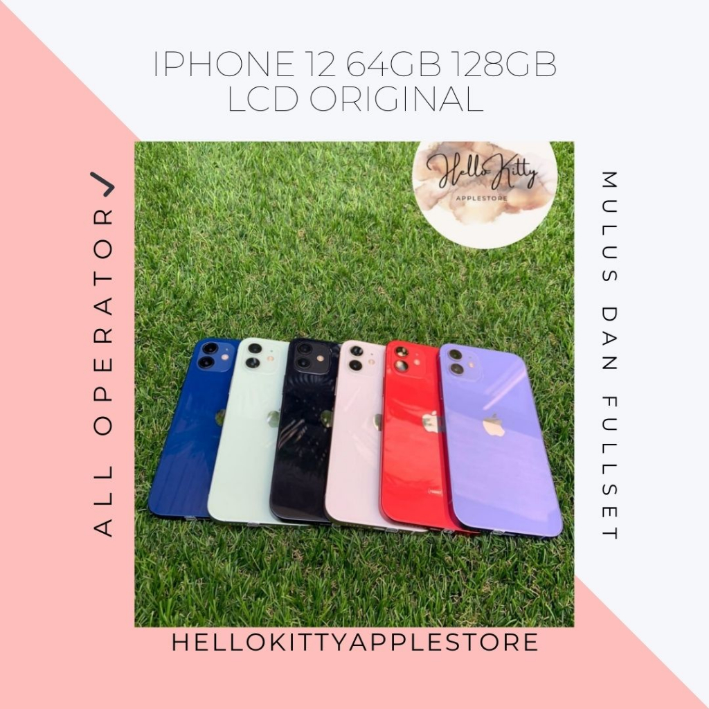 Jual IPhone 12 64gb 128gb 256gb Fullset Lcd Original Mulus Bukan ...