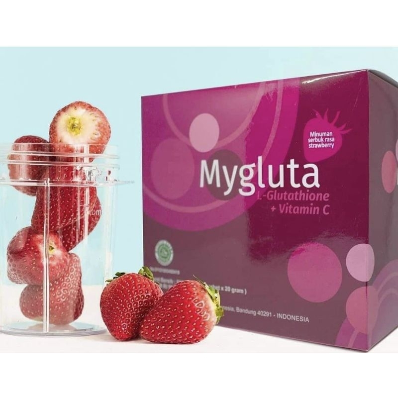 Jual MYGLUTA Minuman MINUMAN KOLAGEN Terbaik Isi 25 Sachet | Shopee ...