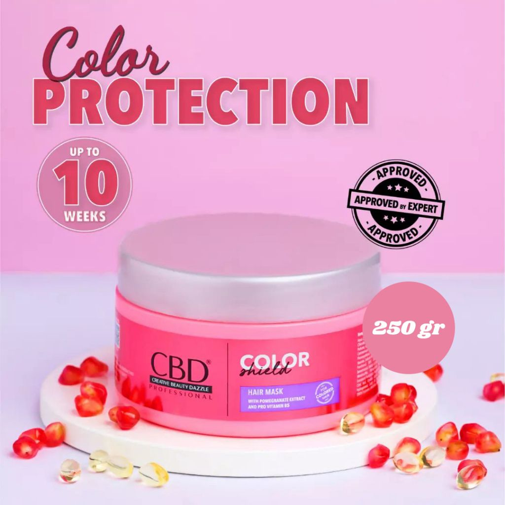 Jual CBD Color Shield Hair Mask Shampoo Conditioner (Pink) Shopee