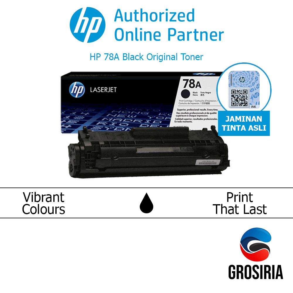HP Toner 78A Black Original LaserJet