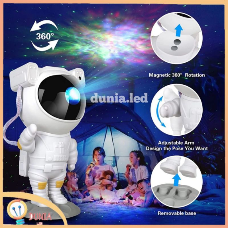 Jual LAMPU STARRY MODEL ASTRONOT /LAMPU TIDUR PROYEKTOR BINTANG MODEL ...