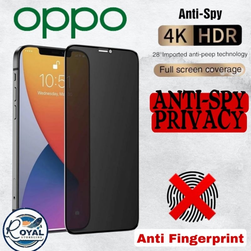 Jual Tempered Glass Privacy Bagan 1pelindung Layar Spy Oppo A3s A83 A37 Neo 9 F9 A7 A5s A11k 3978