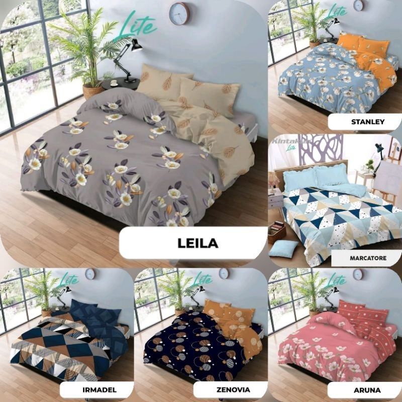 Jual Bedcover Kintakun Lite 180x200 Minimalis ( King Size ) | Shopee ...