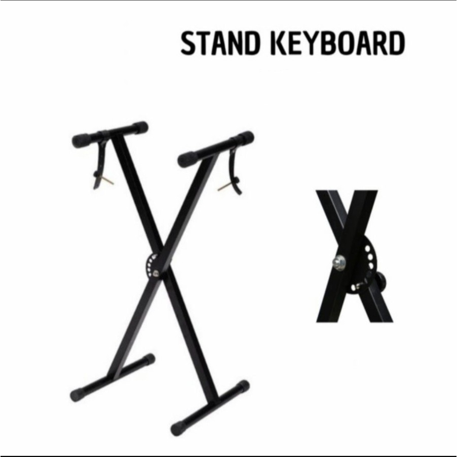 Jual Stand keyboard Single silang / standing keyboard Piano IMPORT (DUS