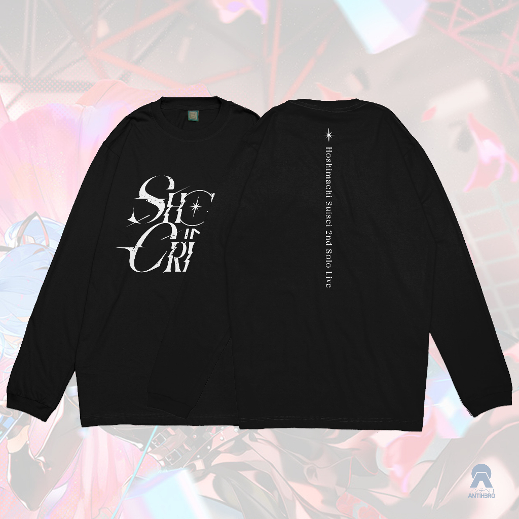 星街すいせい ホロライブ shout in crisis 熱く ライブ Tシャツ 星街すいせい ホロライブ shout in crisis 熱く ライブ Tシャツ
