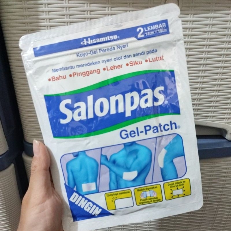 Jual Salonpas Gel Patch Koyo Dingin 2 lembar 14cm X 10cm nyeri otot dan