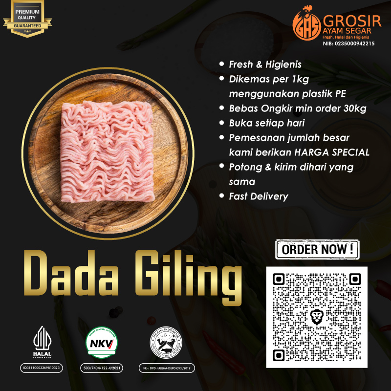 Jual Daging Ayam Giling Dada Tanpa Kulit Kg Shopee Indonesia