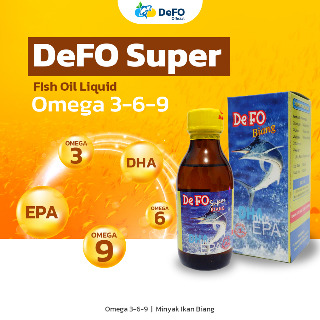 Jual DeFO Super Biang Cair Liquid Suplemen Minyak Ikan Deep Sea Omega 3 ...