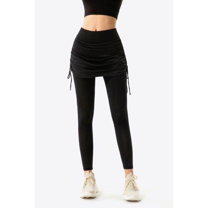 Jual PGS Legging Rok Serut Polos Sport Yoga Zumba Senam Tennis Jogging ...