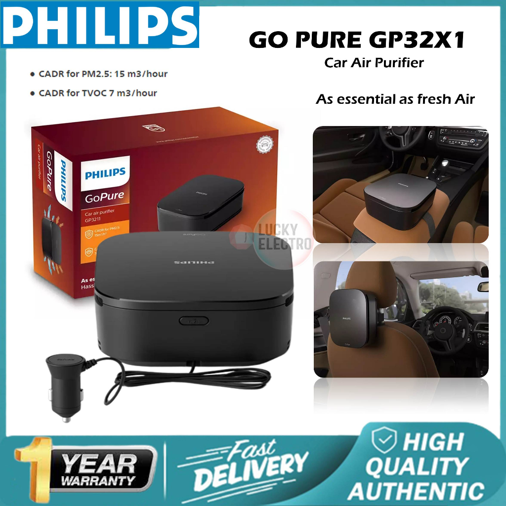 Jual Philips Go Pure Gp Car Air Purifier Pembersih Udara Mobil