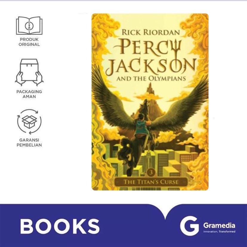 Jual Gramedia Gandaria Percy Jackson 3 The Titans Curse Rick