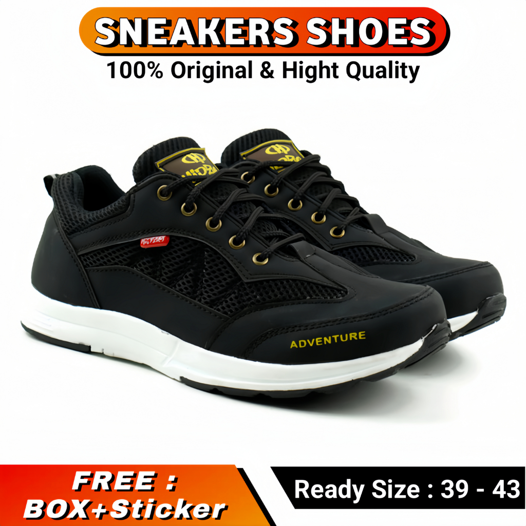 Jual Sepatu Sneakers Pria Casual Running Lari Jogging Terbaru Keren ...