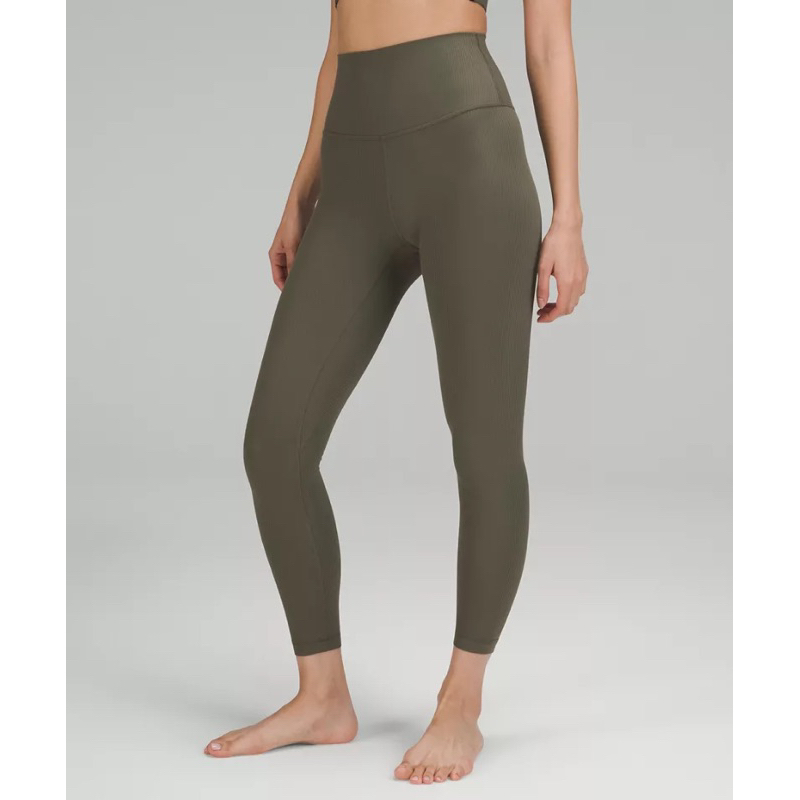 ヨガ・ピラティス Lululemon Align Ribbed Pant 24 S AsiaFit lululemon Align™ High-Rise Ribbed Pant 24