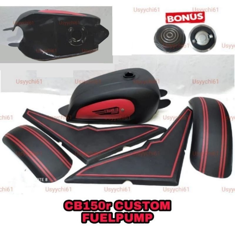 Jual Paket Hemat Body Tangki Cat Motor Cb R Cb Ducati Scrambler Custom Fuelpump Injeksi