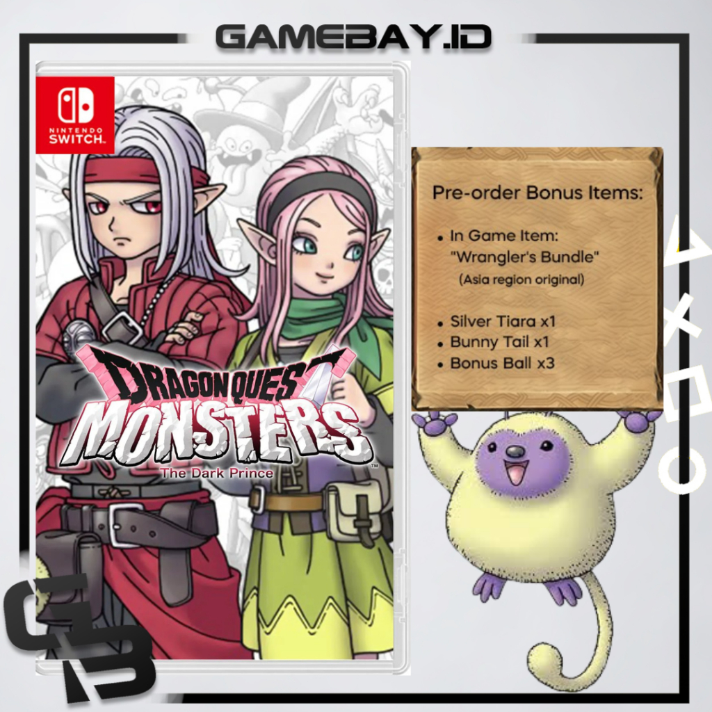 All Dragon Quest Monsters: The Dark Prince Pre-Order Bonuses