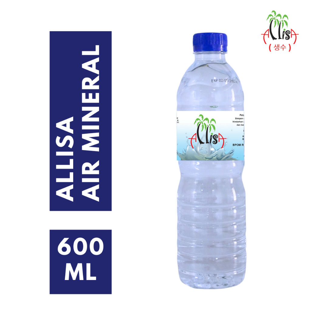 Jual ALLISA Air Mineral 600 ml x 15 botol (1 pack) | Shopee Indonesia