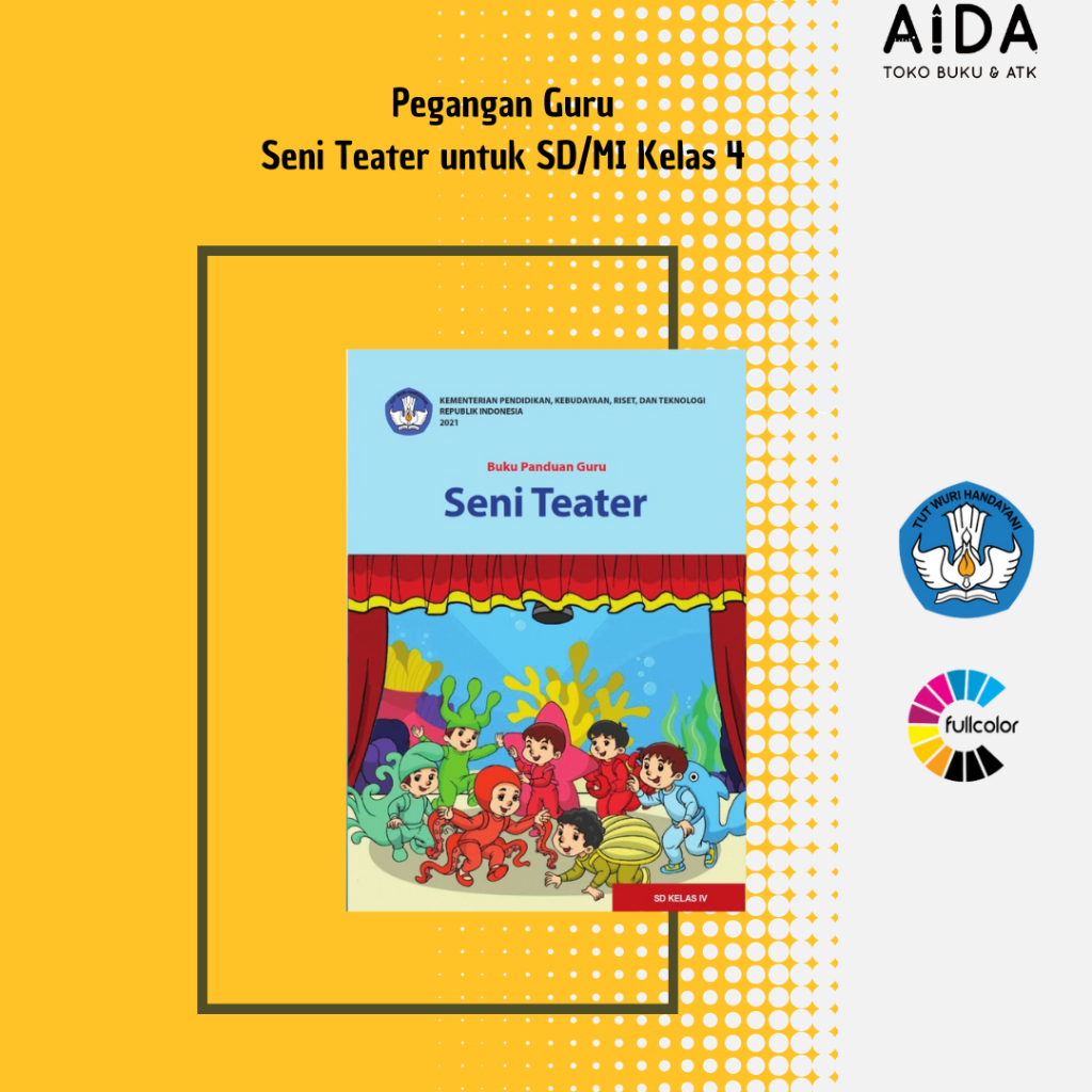 Jual Buku PANDUAN GURU Kurikulum Merdeka SD Seni Teater Kelas 4 - Seni
