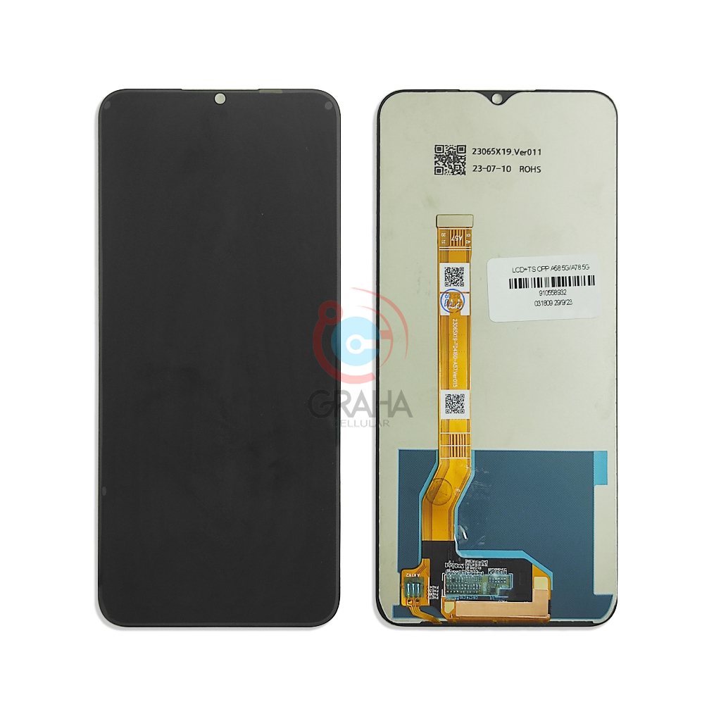 Écran Complet De Remplacement Pour Oppo A58 5G / Oppo A78 5G - Noir - Occasion
