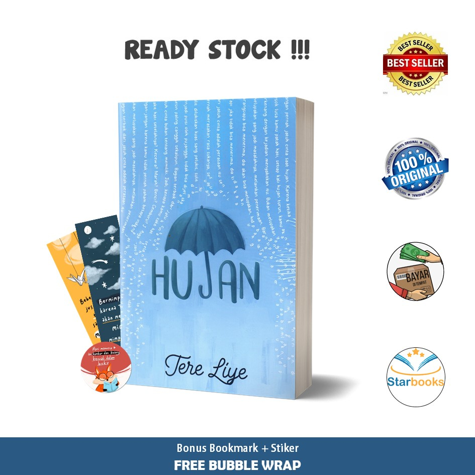 Jual Buku Hujan By Tere Liye Gramedia (Novel) Shopee Indonesia