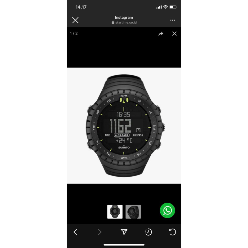 Jual suunto core all on sale black