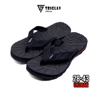 TRIGLAV - Sandal Jepit Pria Top Legend Outdoor Black